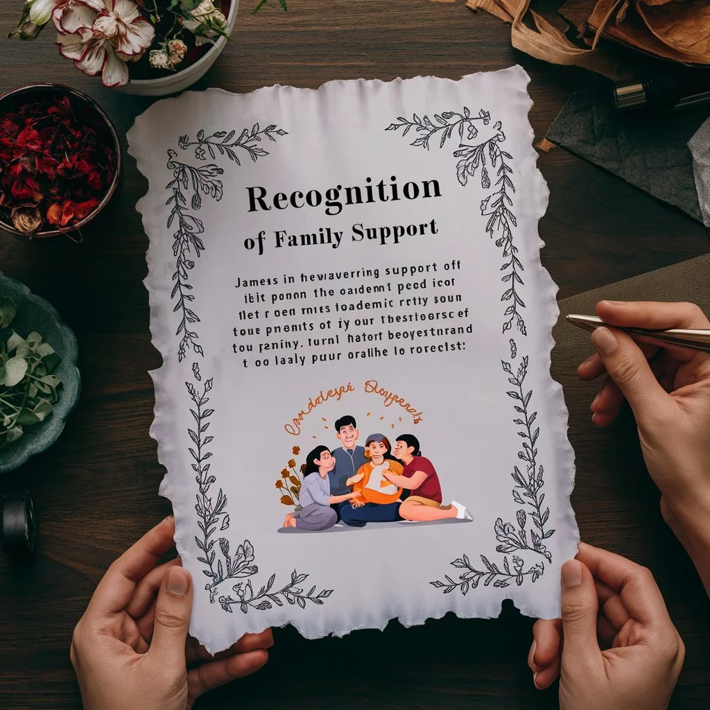 Recognition of Family Support