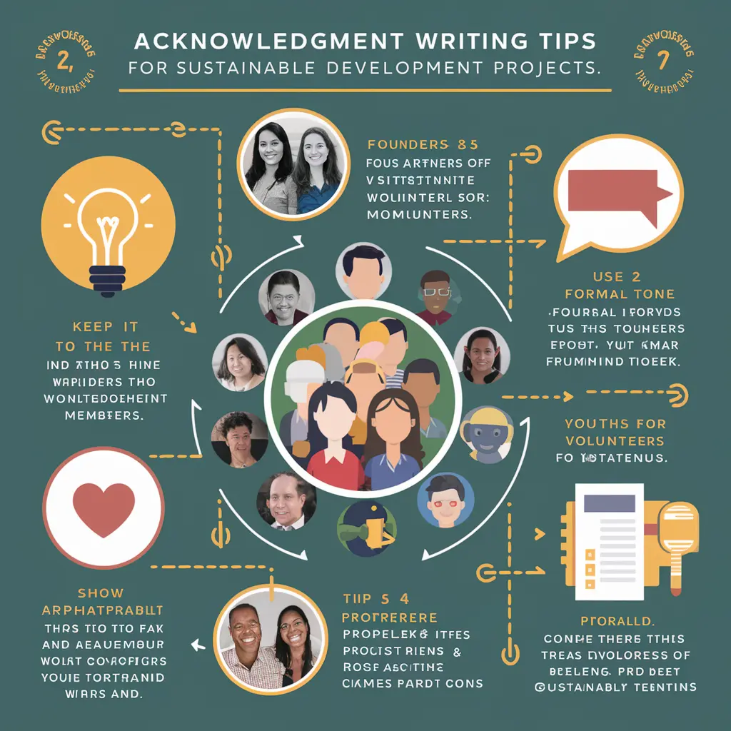 Acknowledgement Writing Tips for Sustainable Development Projects