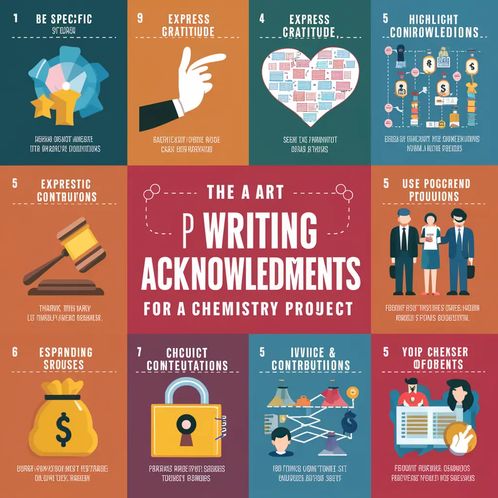 Some tips for writing an acknowledgement for chemistry project 