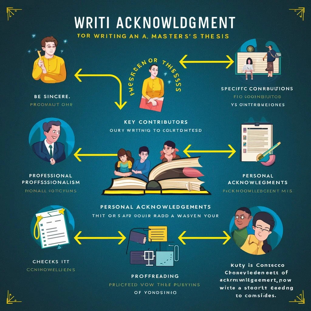 Some useful tips for writing an acknowledgement for masters thesis