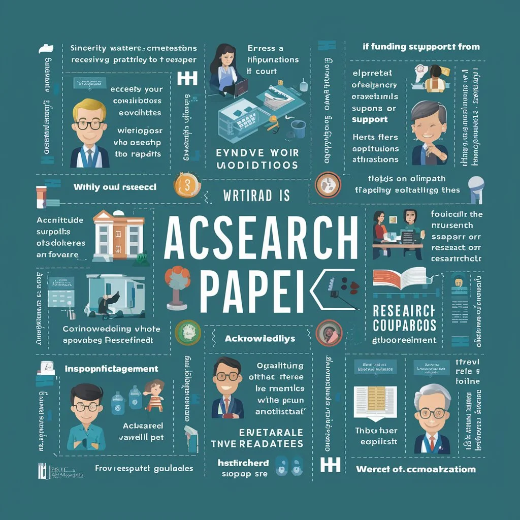 Some useful tips for writing an acknowledgement for research paper