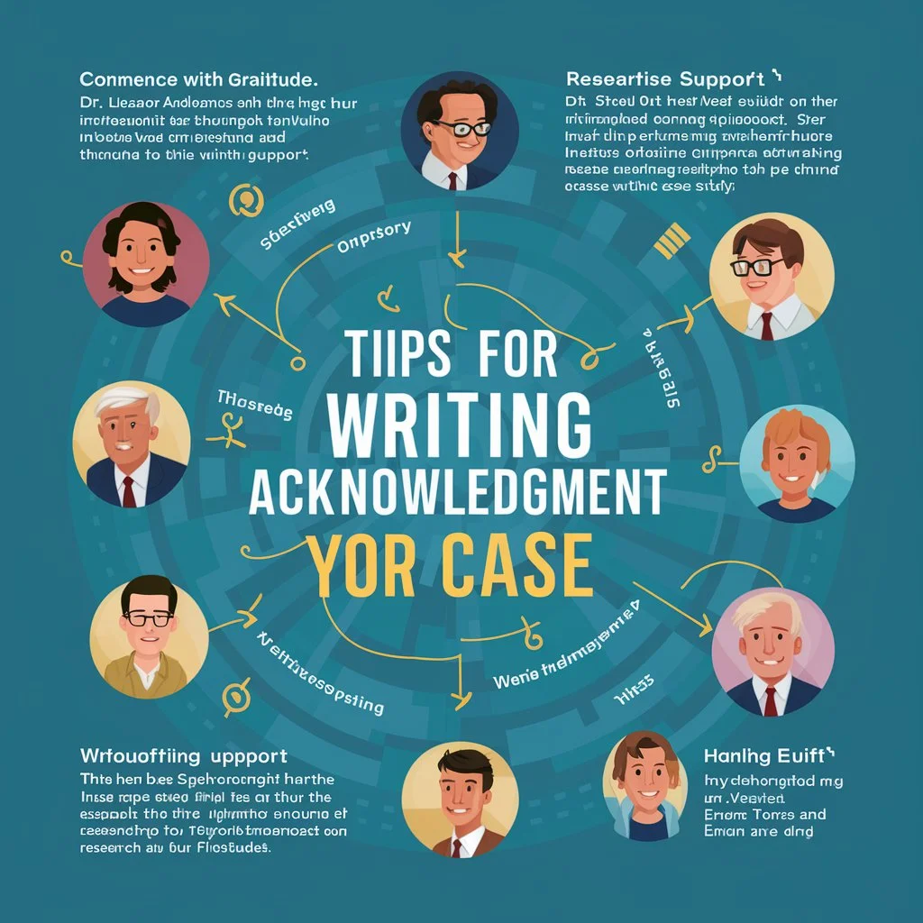 Tips for writing acknowledgement for case study