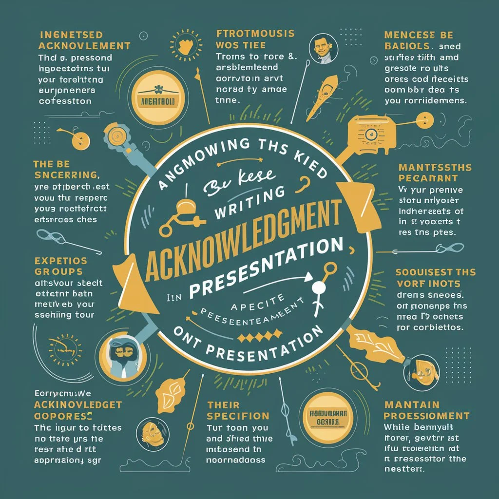 Tips for Writing Acknowledgement in Presentation