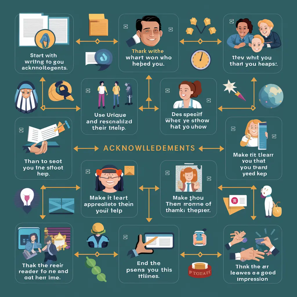 Tips for Writing Acknowledgements: