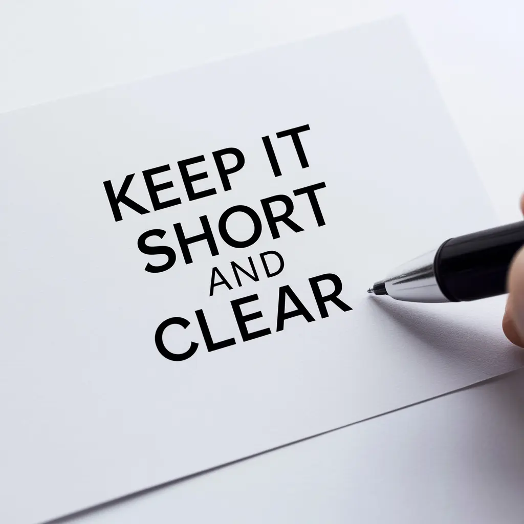 Write Short and Clear