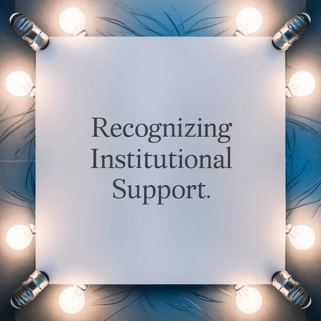 Recognizing Institutional Support
