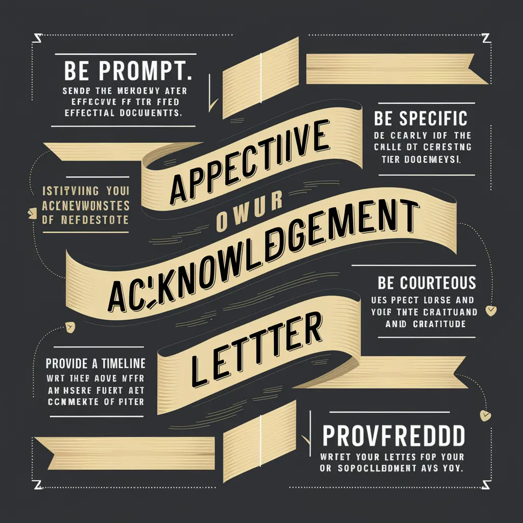 Tips for Writing Acknowledgement Letters