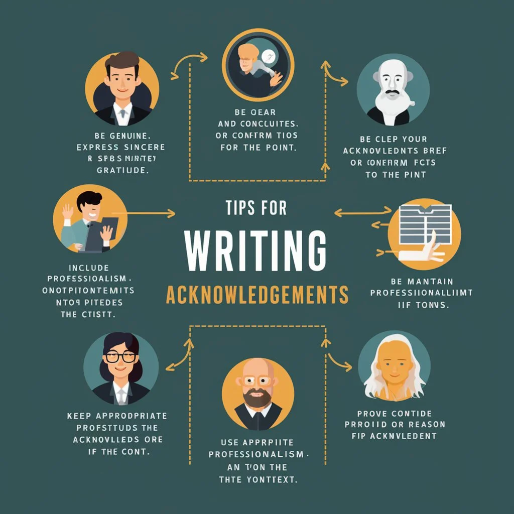 Tips for Writing Acknowledgements