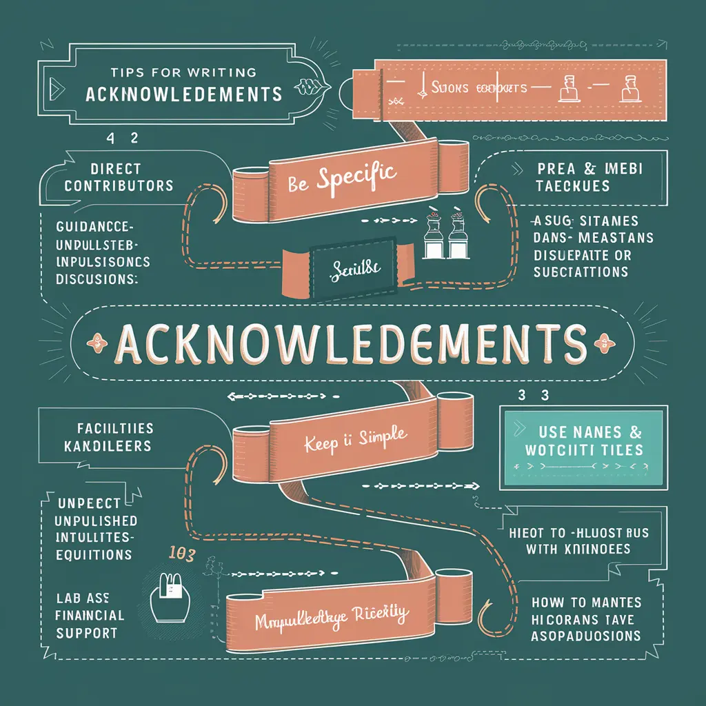 Tips for Writing Acknowledgements