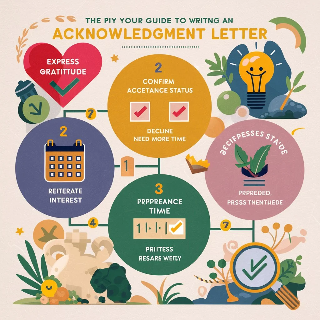 Tips for Writing an Acknowledgement Letter