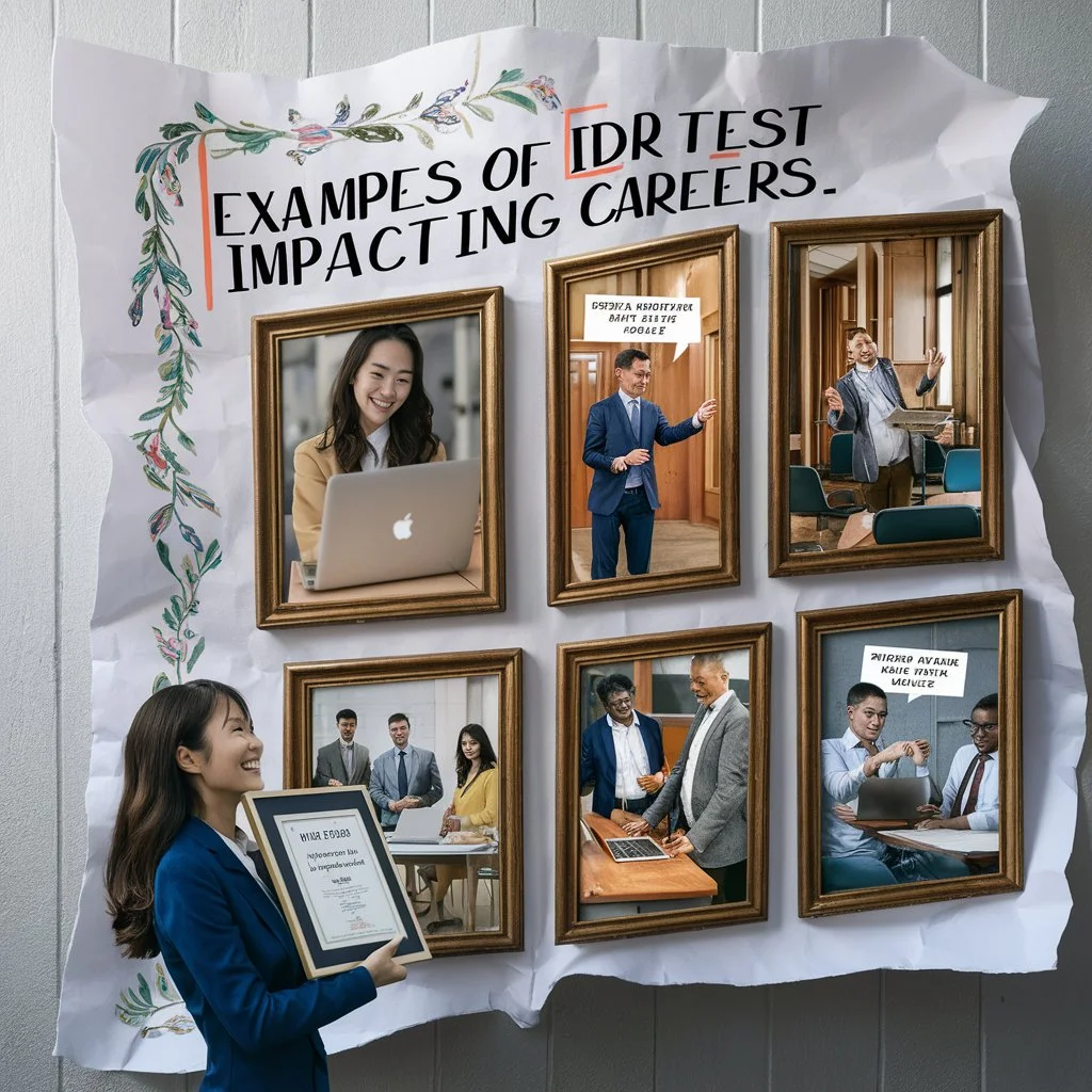 Examples of IDR Test Impacting Careers 