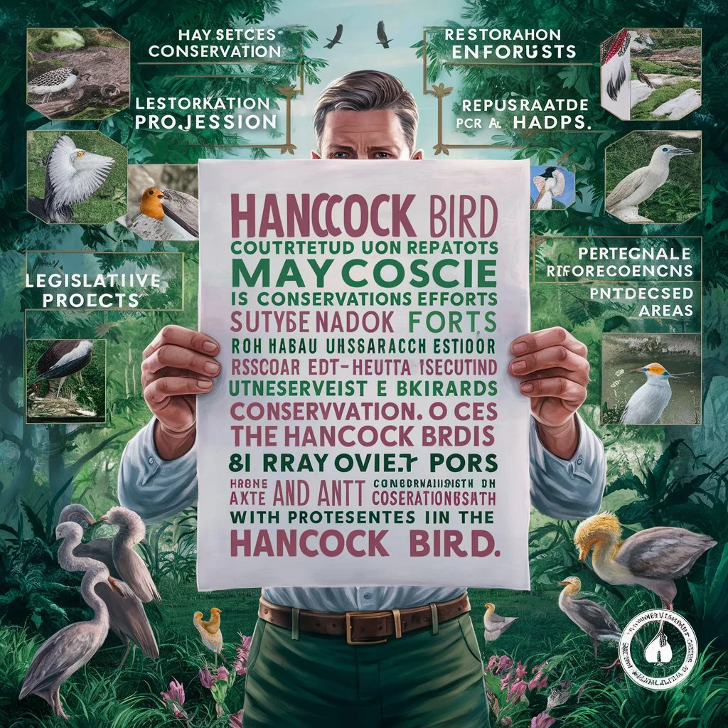 Conservation Efforts and Initiatives for Hancock Bird