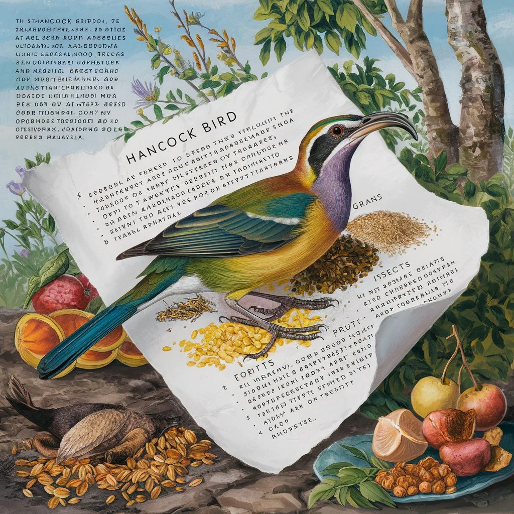 Feeding Habits and Diet of Hancock Bird