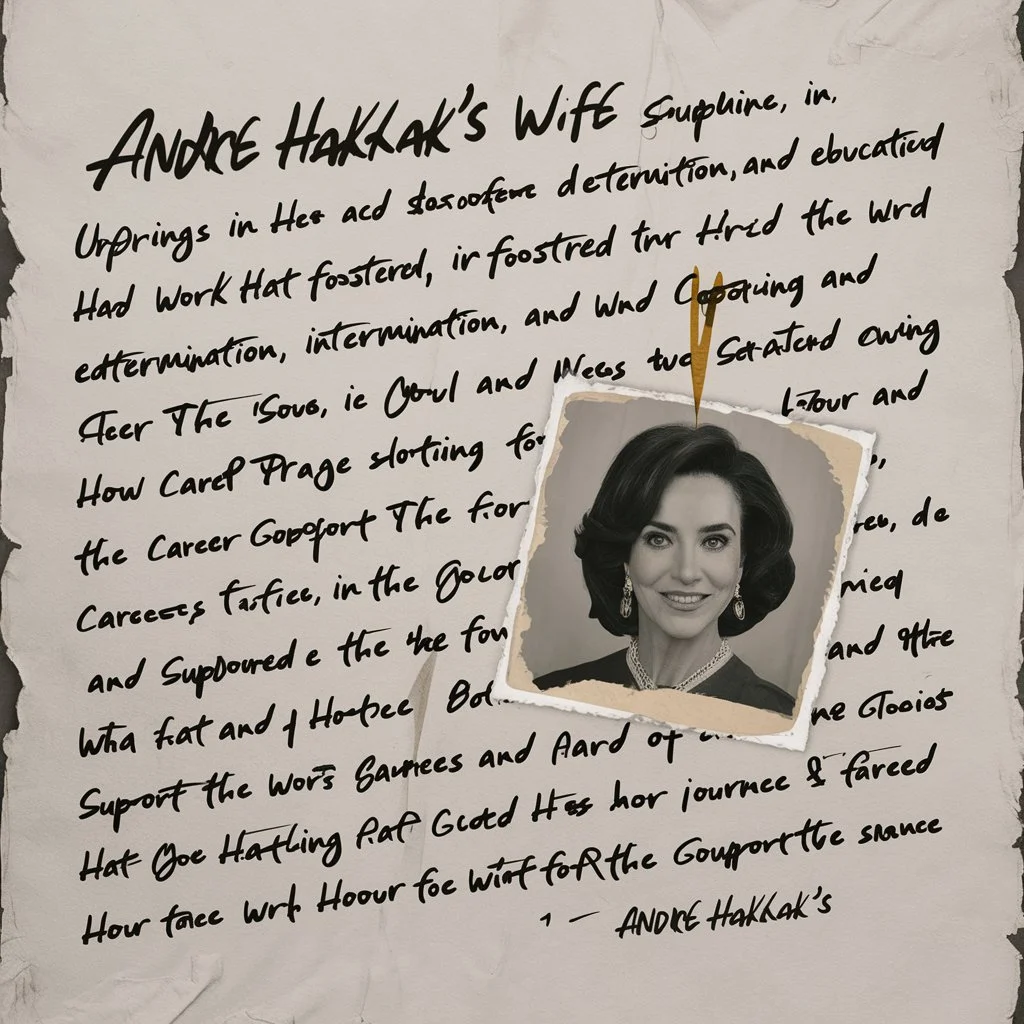 Background and Upbringing of Andre Hakkak Wife