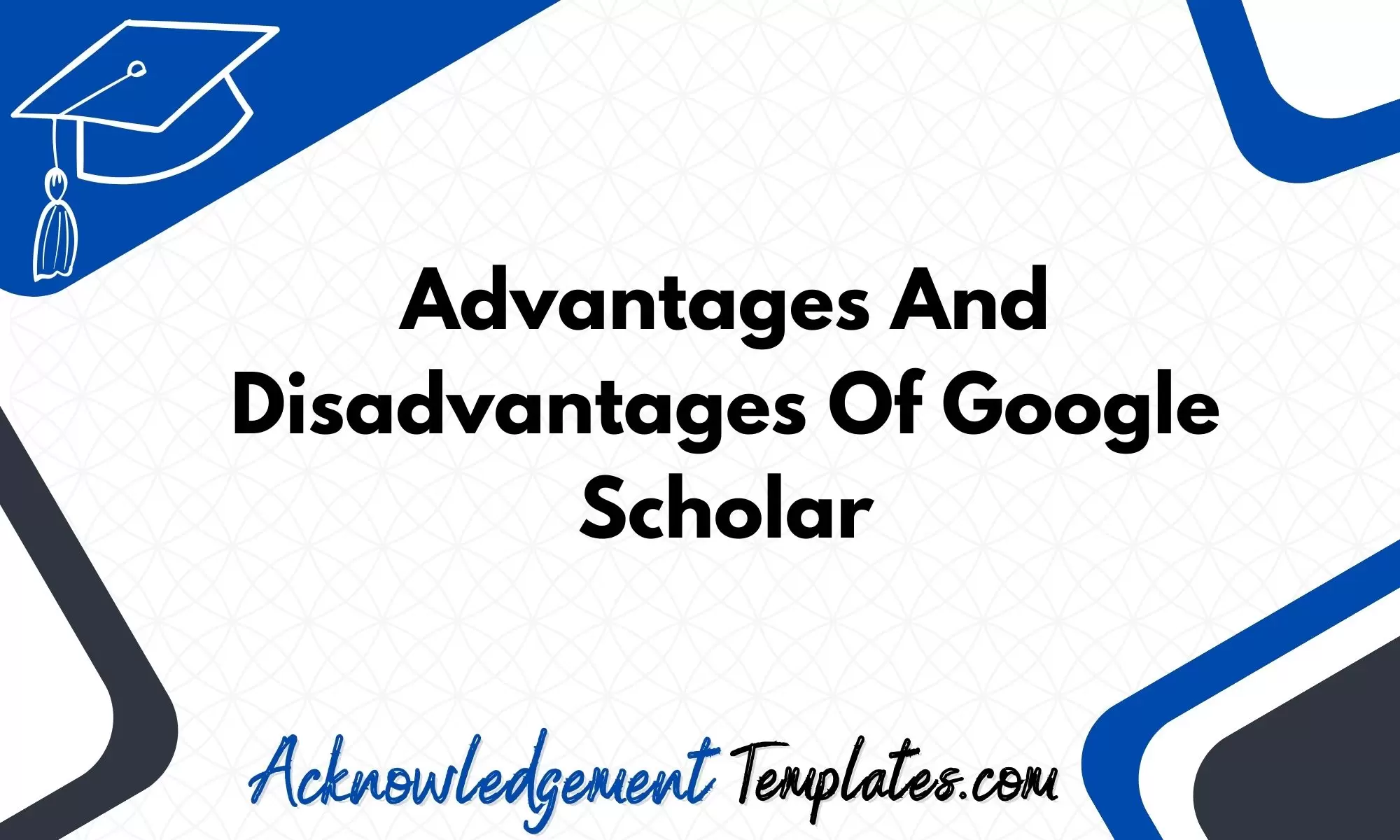 Advantages And Disadvantages Of Google Scholar