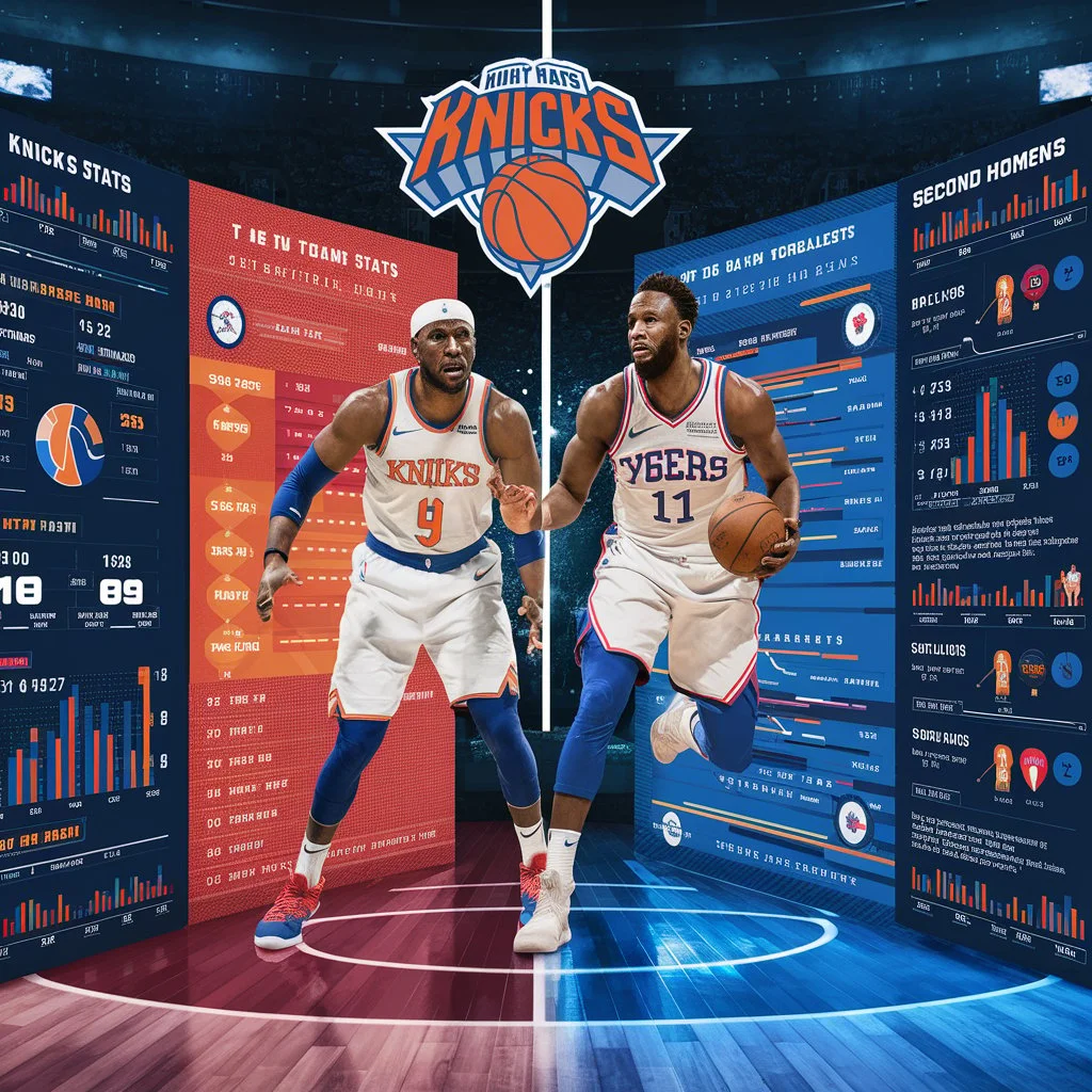 Knicks Vs 76ers Match Player Stats