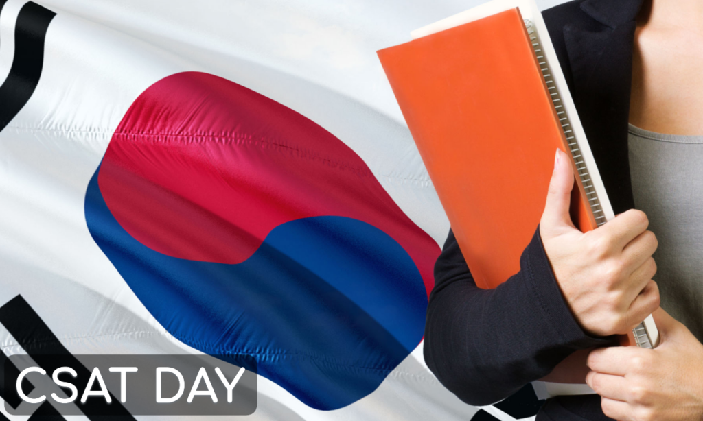 Korean parents handle CSAT